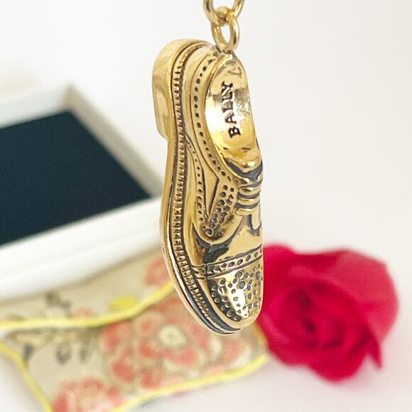 BALLY Vintage Key Gold Chain Mens Shoe Unisex - Picture 10 of 10